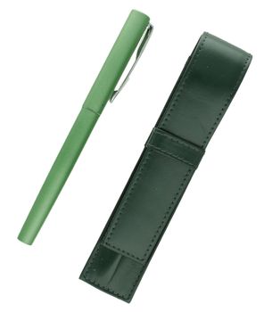 Zestaw Prezentowy Parker Pióro wieczne Vector XL Green i skórzane etui S0820010 zieleń.  Zestaw z piórem i etui na prezent (1).jpg